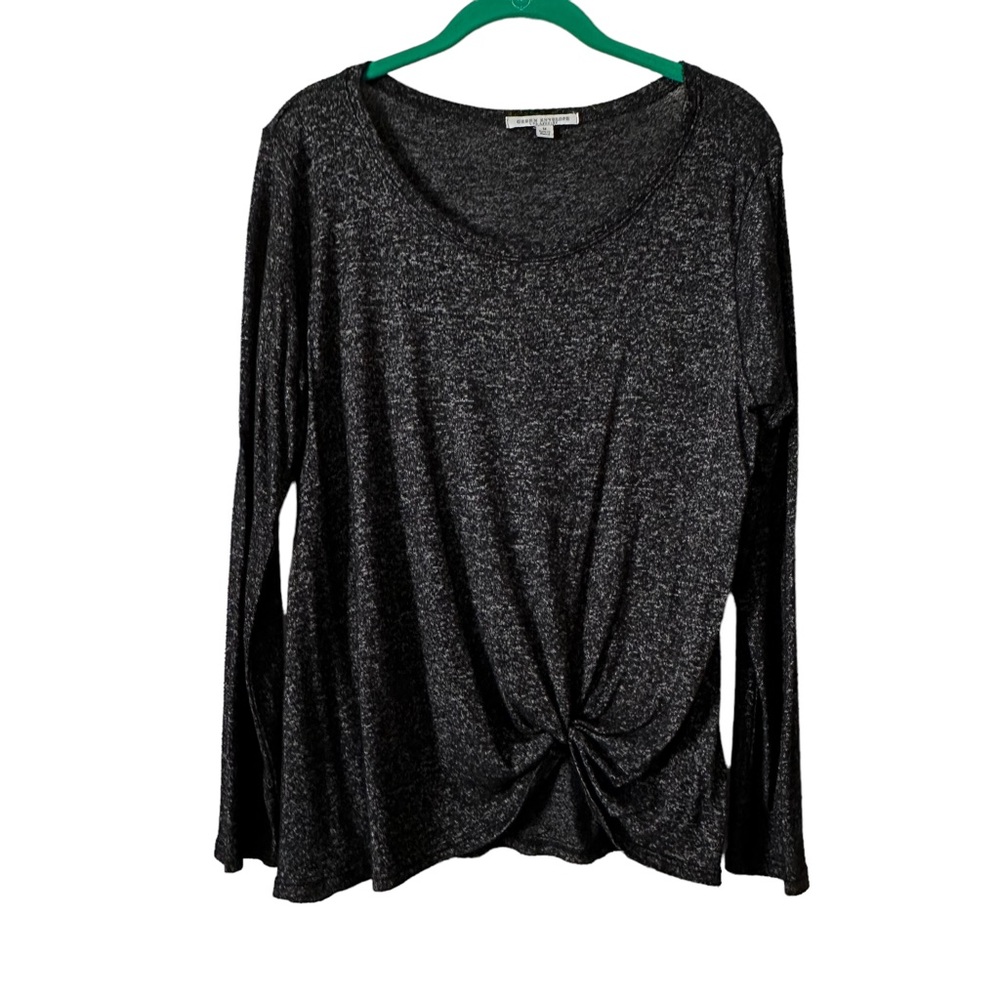 Green Envelope Womens Top Size M  Gray Casual Pullover Los Angeles Anthropologie
